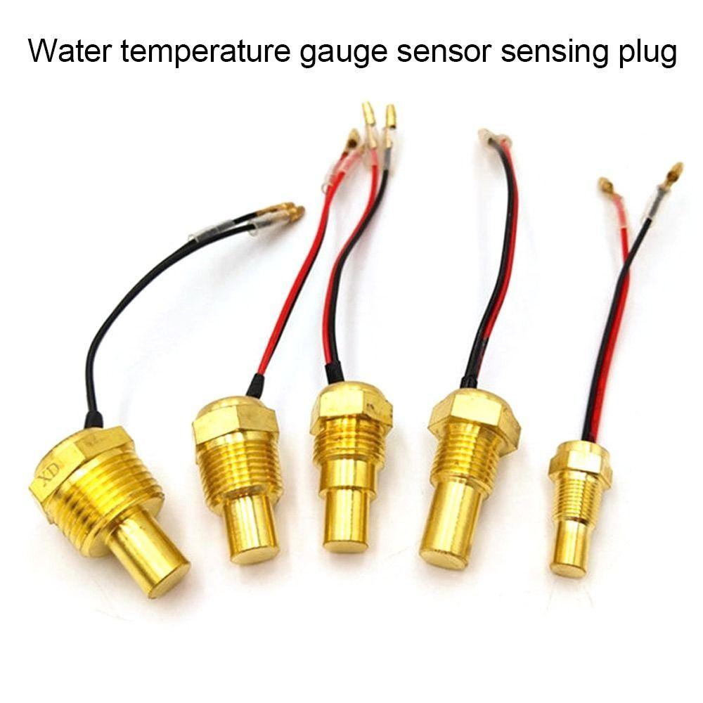 3/8 1/8 For Car TruckGauge 12V/24V Water Temperature Sensor 50K Head Plug Temp Sender Digital Temperature Sensor