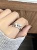 Trendy Heavy-Duty s925 Sterling Silver Zipper Ring - Unisex and Versatile