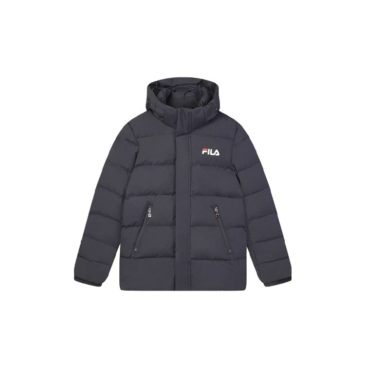 

FILA Original Series Casual Sports Zip-Up Hooded Long Sleeve Down Jacket Men outerwear Navy F51M348909A-NV M