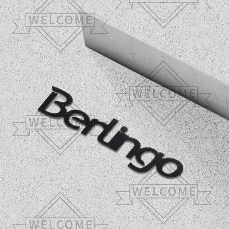 

3D Car Stickers For Citroen Berlingo Caravans Camper Van Emblem Auto Body Letter Badge Trunk Decal Decoration Accessories