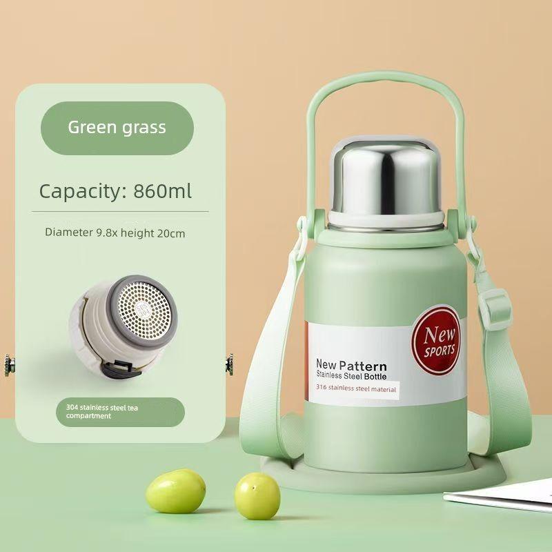 Stainless Steel 316 Large Capacity Vacuum Cup for Male and Female Students Good-looking Tea Cup Portable Car Outdoor Kettle