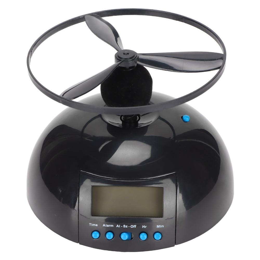 

Practical Gadget Multipurpose Electronic Clock Wake Up Tool Unique Alarm Clock Run Away Clock Heavy Sleepers чёрный
