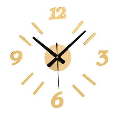 Orologio da parete adesivo fai da te con numeri moderni, per soggiorno e ufficio