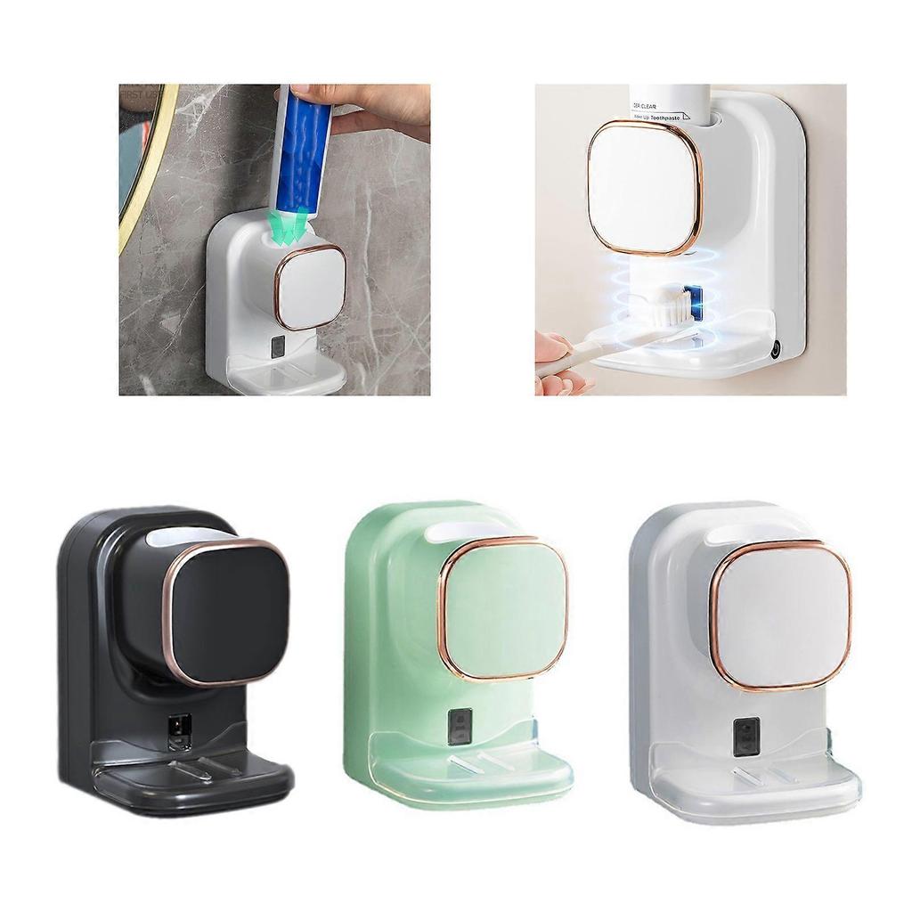 Convenient Toothpaste Squeezer Automatic Dispenser for Bathroom 3 Adjustable Modes Easy to Install  White