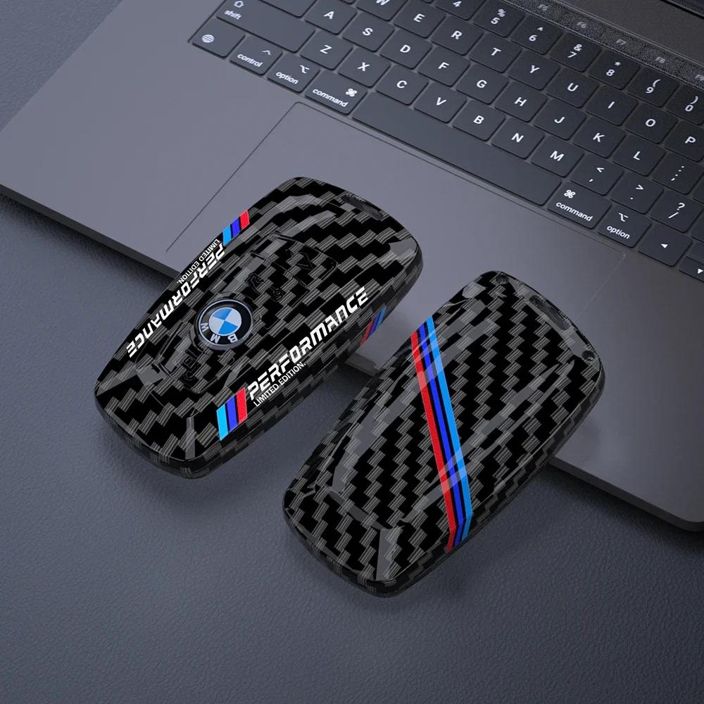 2025 Carbon Fibre Car Key Case Fob Cover For BMW 1 2 3 4 5 6 7 Series X1 X3 X4 X5 X6 F36 F25 F26 F30 F34 F10 F07 F20 Z10 Acc
