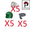 MOC Building Blocks Character Accessories Explosion-Proof Helmets Hats Gas Mask Knife Stands Mechanical Dog Drones DIY Toy Gift