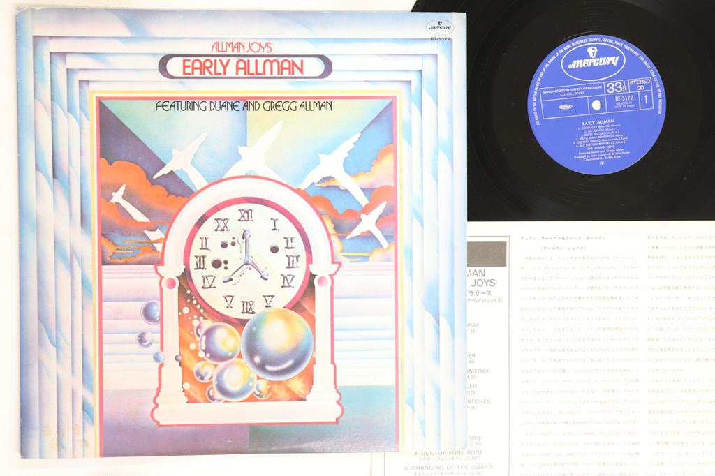 LP Record ALLMAN JOYS - Early Allman BT5172 MERCURY 1978 Japan Rock Used