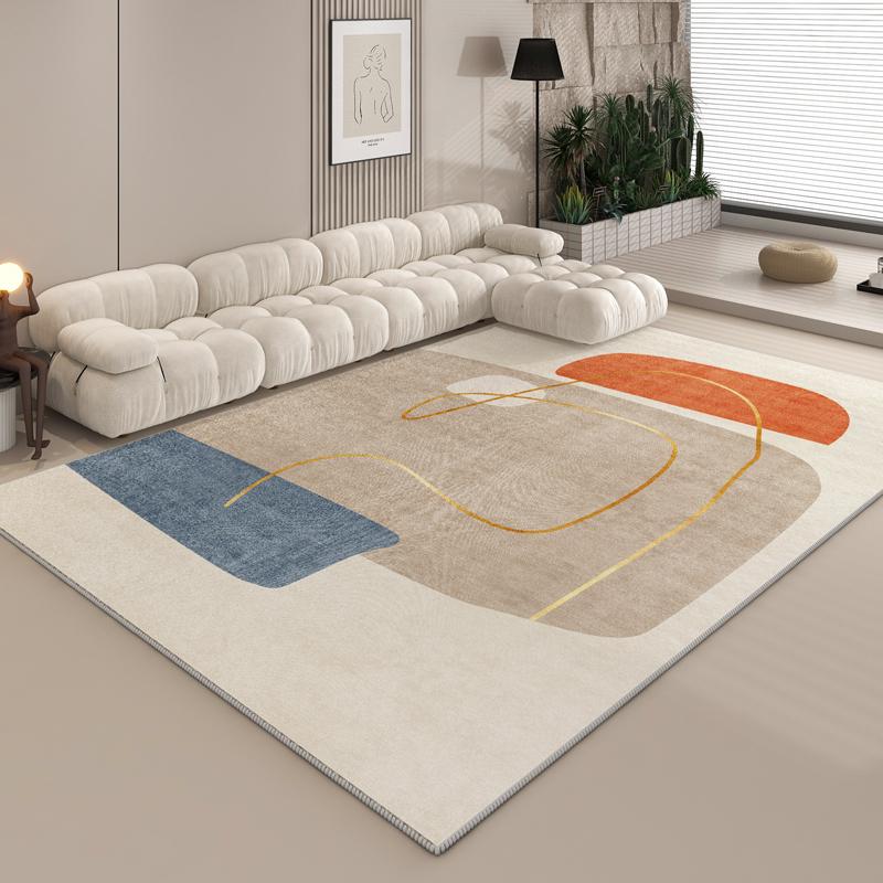 Art Design Plush Carpet Minimalism Living Room Decoration Abstract Rug Modern Rugs for Bedroom Large Area Fluffy Soft Floor Mat