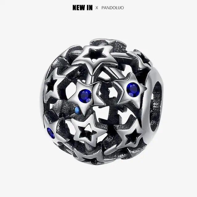 2024 Original New In Fairy Tale Town Series Round Heart Shaped Beads FitNew Bracelet 925 Silver Women Bead DIY Jewelry Gift