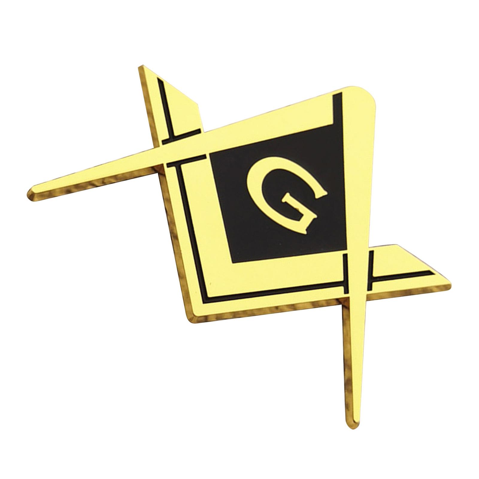 

Масонские эмблемы 3D автомобильные наклейки с сильным клеем отражают культурную идентичность персональные стили подходят для украшения автомобиля золотой