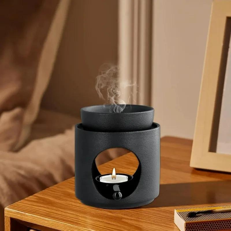 Ceramics Incense Burner Practical Tranquilize Essential Oil Furnace 100ml Essential Oil Burner Incense Burner Home Office Decor