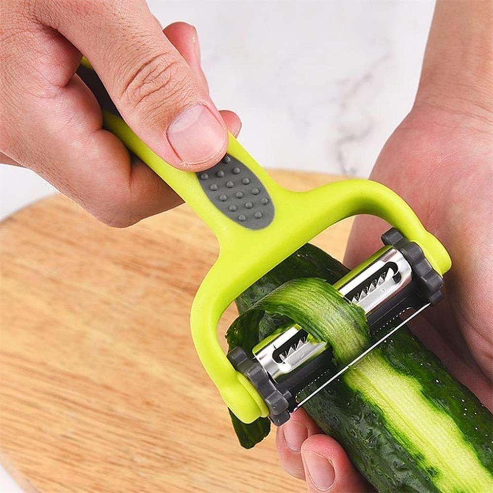 Multifunction Peelers 3 in 1 Peeler for Kitchen Julienne Peeler Serrated Peeler Carrot Potato Peeler Vegetable Tools