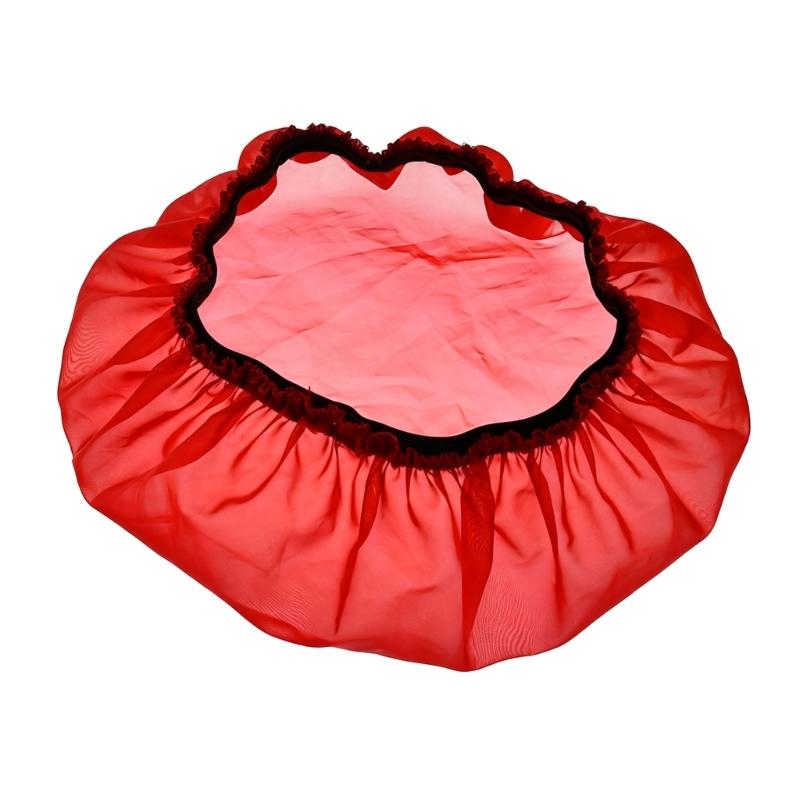 Motorcycle Air Filter Dust Cover with Elastic Opening, Mesh Outer Filter Guard for Round Filters in Dusty Daily Use