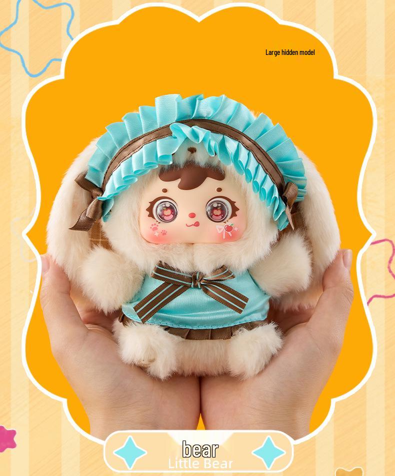 Creative Three Little Mao Plush Blind Box Toy: Cute Pet Figures for Friends, Classmates, Birthdays, and Home Décor