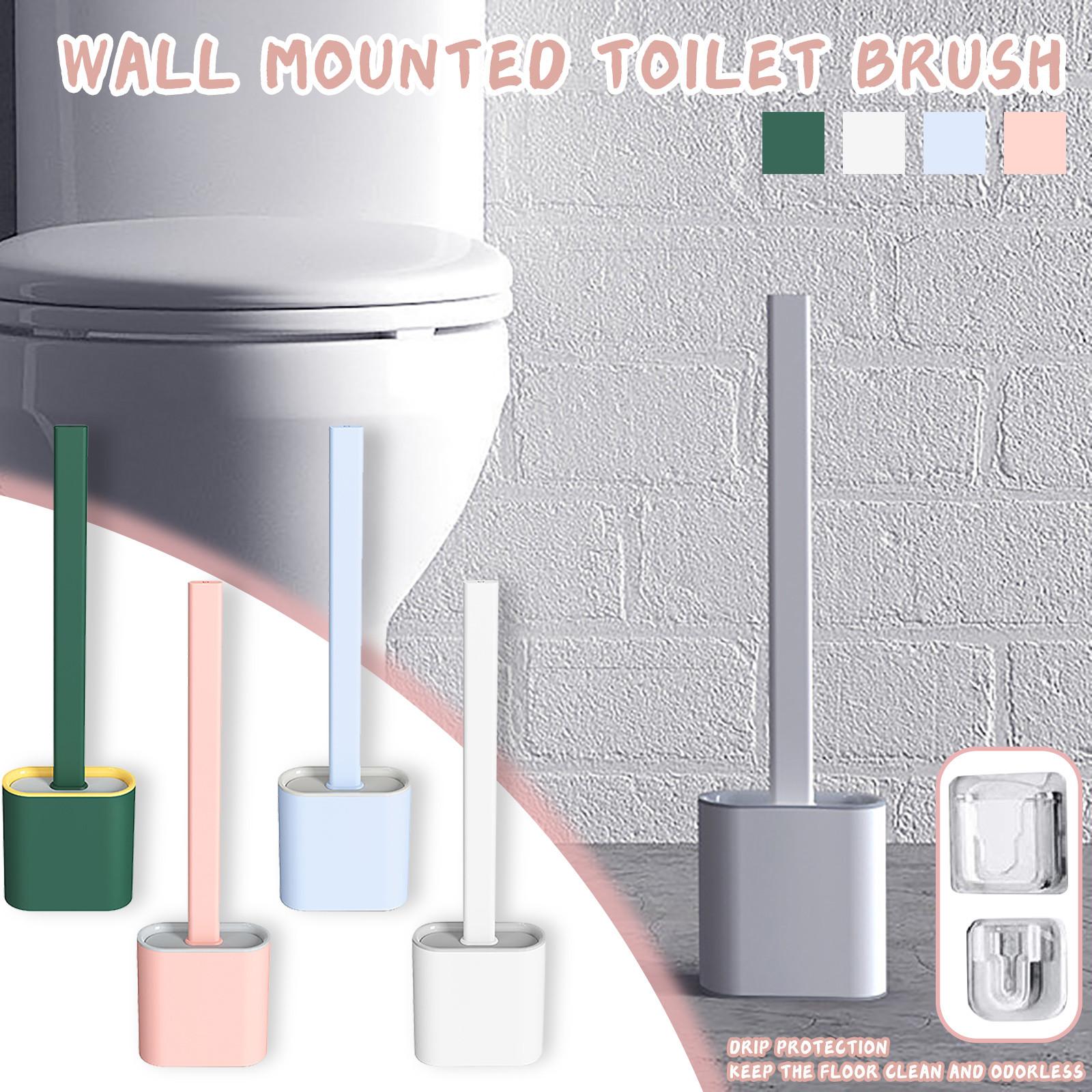 

Щетка для унитаза и подвесной силиконовый держатель для щетки для унитаза, настенная щетка для унитаза