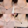 Sweet Irregular Minimalist Temperament Pearl Neck Chain Tassel Choker Necklaces For Women Anniversary Trendy Jewelry Gift