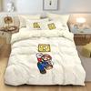 Super Mario Duvet Cover Set Comfortable and Warm Bedding Set for Decorating Your Bedroom and Enhancing Home Life for Teens Gifts