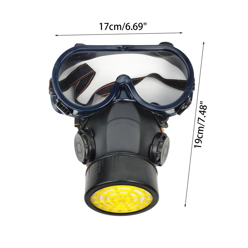 Máscara de gas industrial Respirador Anti Dust Filtter Gafas para spray  químico comprar a buen precio — entrega gratuita, reseñas reales con fotos  — Joom