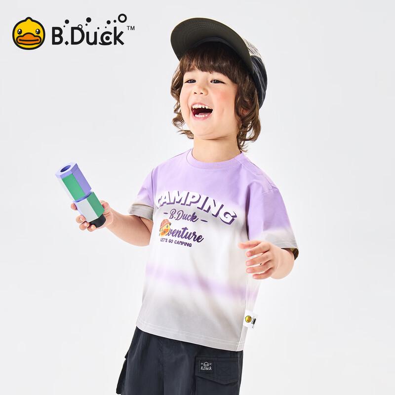 B.Duck Boys' Gradient Short-Sleeve T-Shirt