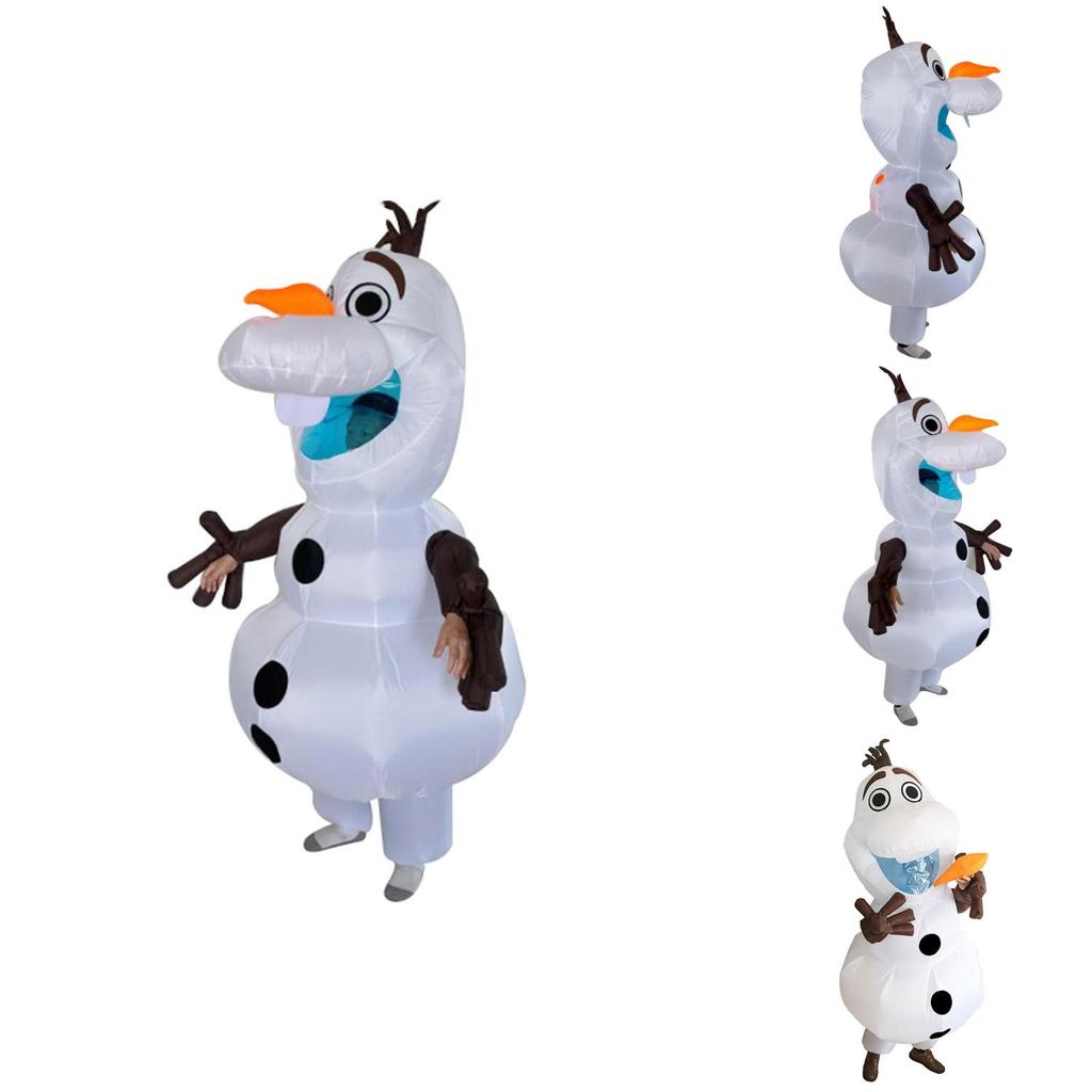 Frozen Olaf Inflatable Costume For Kids And Adults Party Dress Up Prop And Walkaround Feature