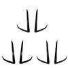 ABS Front Wind Deflector For Selected Car Spoiler Canards Auto Front Bumper Lip Splitter Anti-Collision Diffuser
