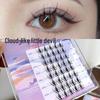 10-Row Autumn Leaf & Sunflower Faux Eyelashes - Flat, Glue-Free