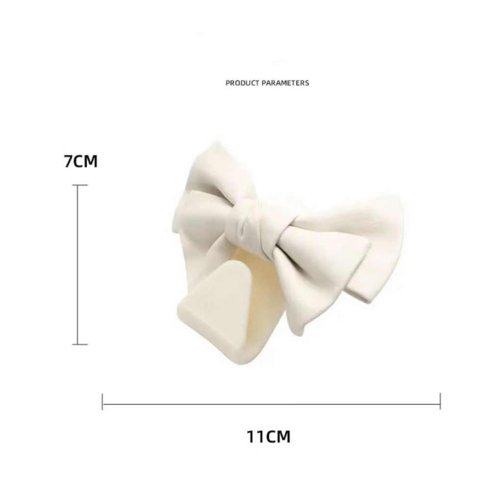 1pair Creative Multi-functional Car Seat Hook Simple Bowknot Vehicle Storage Hanger Universal Storage Hook Auto Organization