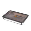 Sturdy Rustproof Stainless Steel Food Prep Tray with Easy Cleaning Surfaces for Home and Restaurant Use