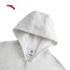 Anta Men's Fleece-lined Hooded Knit Sportswear Set