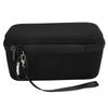 Speaker Case Bluetooth Speaker Protective Storage Bag with Mesh Pocket for Revolve Black