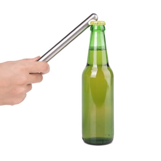 2ks Pivní chladící tyčinka Znovu použitelný materiál Opakovaně použitelné tyčinky na chlazení nápojů Nerezová tyčinka na ledové víno s otvírákem na láhve