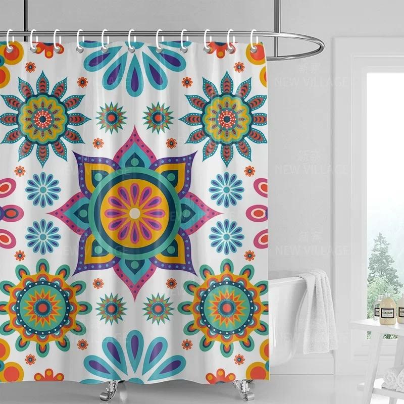 Dekoracja domu zasłony prysznicowe łazienka wodoodporna zasłona materiał Pokój dzienny Nowoczesny Nordycki Nowoczesny prosty wzór geometryczny