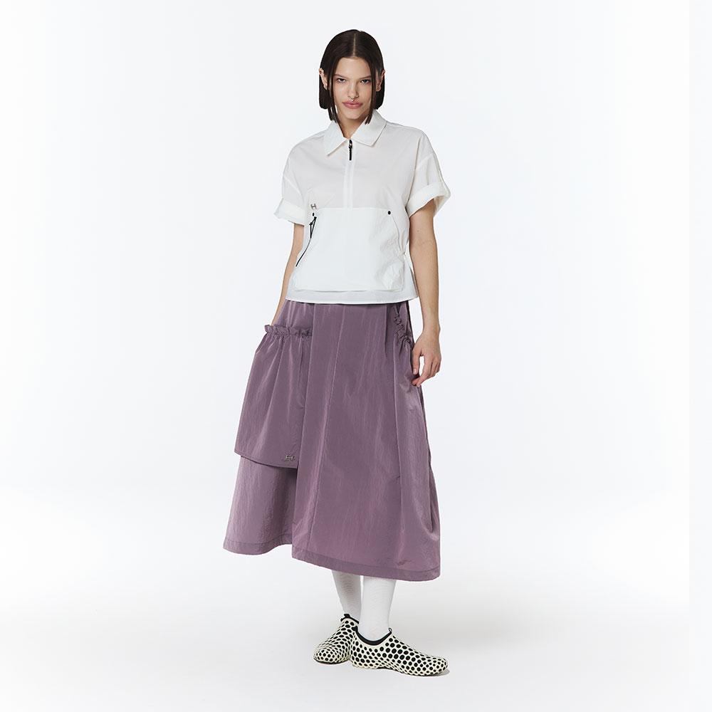 OFFROAD Women'S Asymmetrical Out-Pocket Skirt (Indie Purple)_5L41811