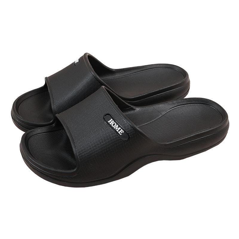 

Extra Large Size Eva Slippers Men s Summer Bathroom Non-slip Indoor Home Wear Sandals Slippers Large Size Home 40-41 чорний