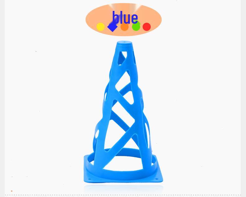 Windproof Hollow Football Training Cones 23cm - Perfect for Roller Skating and Freestyle Obstacle Courses