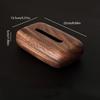 Paper Towel Holder Walnuts Tissue Box Cover for Desk and Bathroom Decoration Elegant Napkin Dispenser