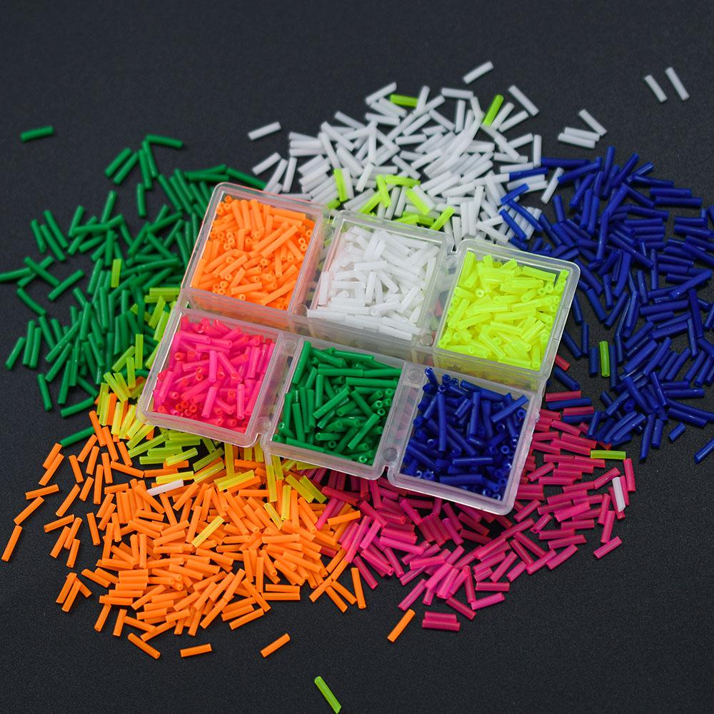 MNFT 1Box Colorful Fishing Silicone Tube Anti-tangle Rig Sleeve Line Protector Beads for Carp Sea Fishing Tackle Accessories