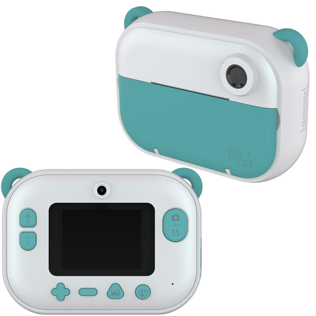 myFirst Camera Insta Wi: 3-in-1 Home Digital Camera, Photo Printer, and Label Printer | Image Editing with Dedicated App | Inkless (Green)