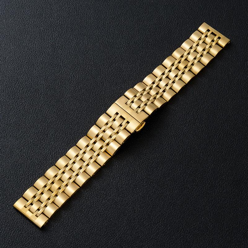 Stainless steel strap for apple watch Series 10 9 8 7 6 5 SE watchband iwatch 46mm 42mm 45mm 49mm solid metal Band Wristband