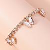 Cute Butterfly Pendant Anklet for Women Girls Rhinestones Chain Ankle Bracelet Foot Jewelry Gift