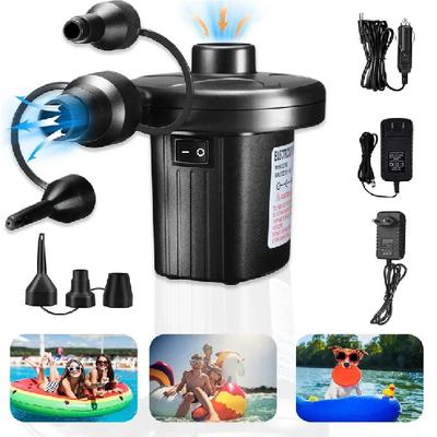 Outdoor Quick Air Pump Electric Air Cushion Camping Pump Portable Mini Air Mattress Swimming Pool Inflatable Blower Syringe