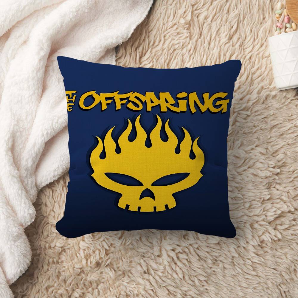 Pop Punk Band T-The O-Offsprings Cushion Cover Polyester Sofa Cushions Decorative Throw Pillows Home Decoration Pillowcover