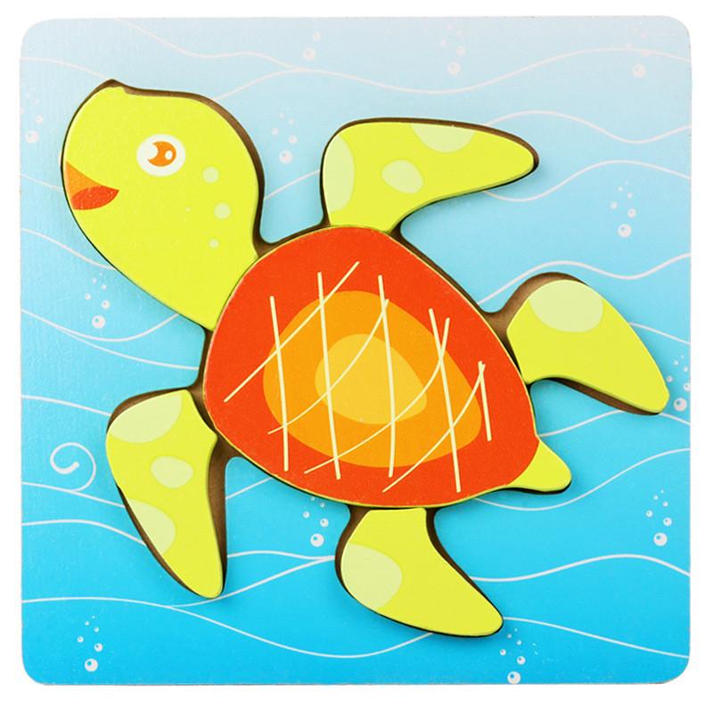 Childrens Wooden 3d Butterfly Puzzle Blocks With Handeye Coordination Development For Early Learning