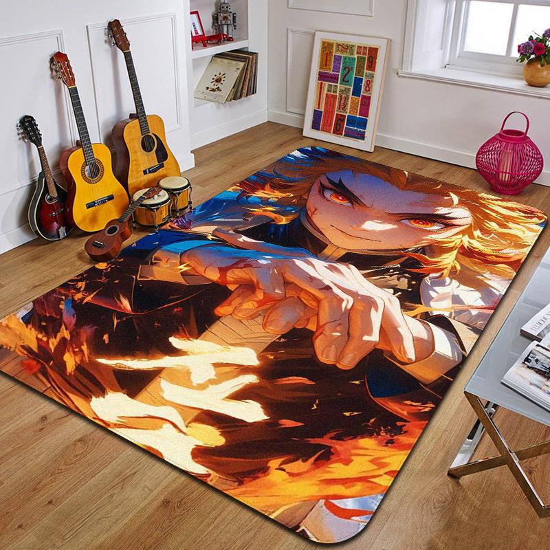 D-demons Layer Printed Carpet Fashion Yoga Mat Bedroom Decorative Carpet Living Room Bathroom Decorative Floor MAt Birthday Gift
