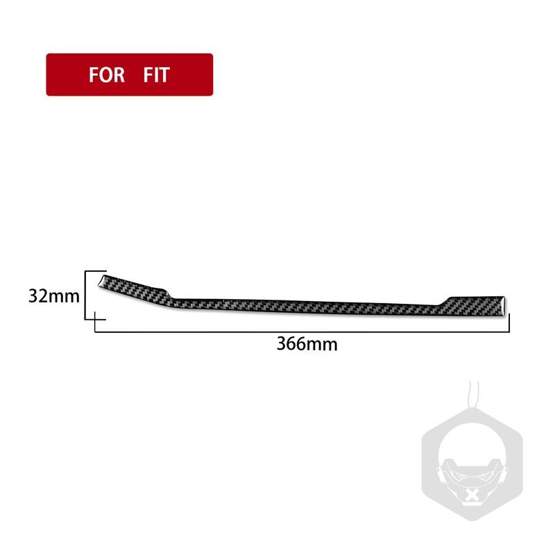Real Carbon Fiber Car Accessories Center Air Vent Strip Decorative Cover Soft Sticker For Honda Fit /Jazz GR9  2024 2025