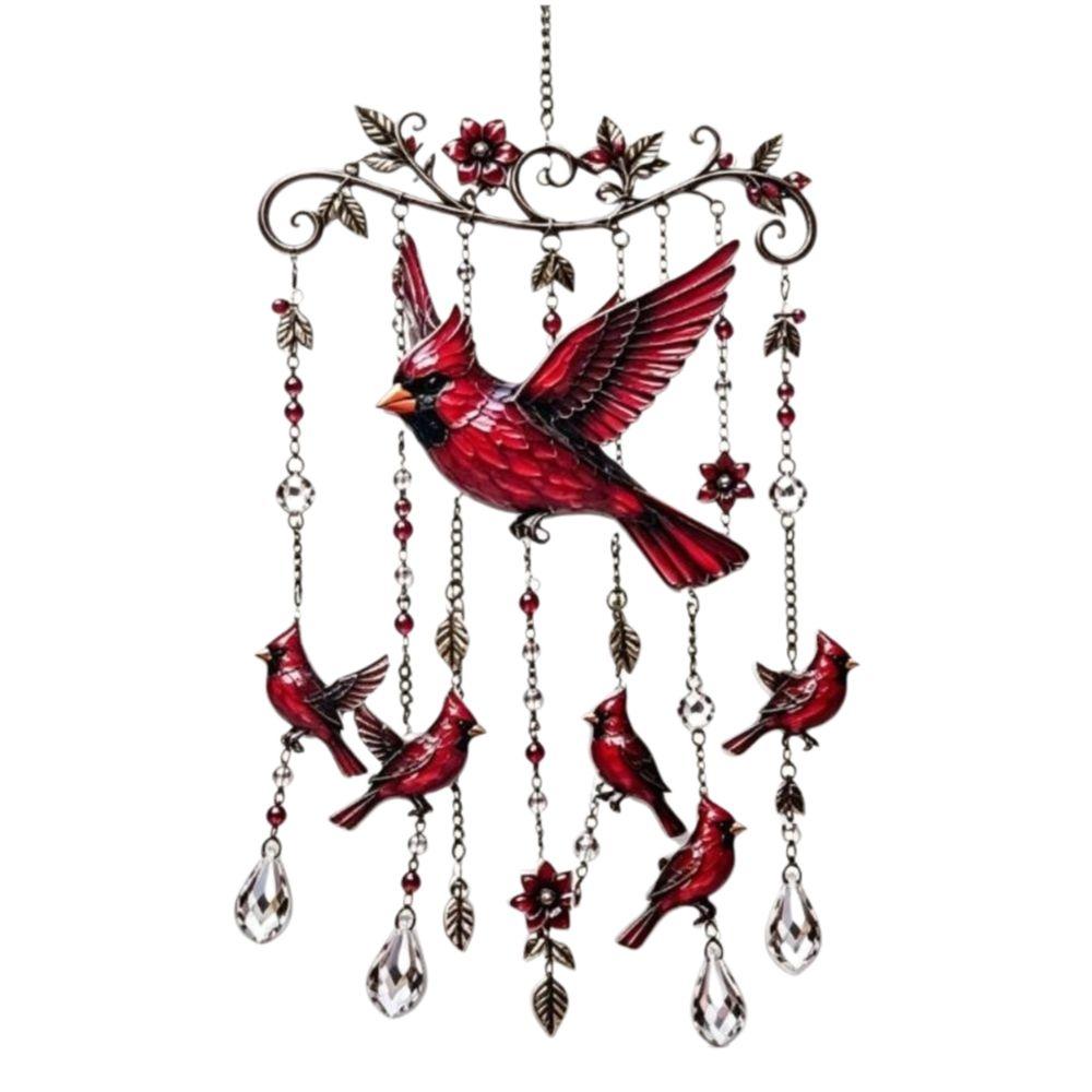 Bunte Vogel-Hängeornamente 2D Flach Hausdekoration Bastelarbeiten Kolibri Windspiel Hof