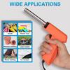 120W Plastic Welder, 5 Tips 3 In 1 Plastic Welding Kit, Plastic Repair Kit With 91pcs Welding Rods, 2-Speed Portable Gun Style Bumper Repair Kit For