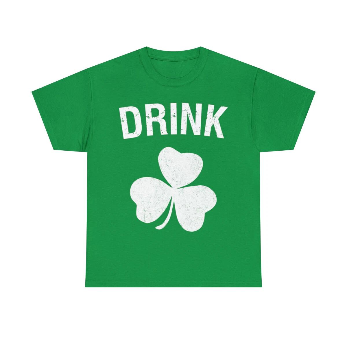 Drink St. Patrick s Day Group Graphic Tee Shirt L