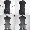 Ladies' Punk Style Bondage Art Adjustable Circular Cuffs&Thigh Straps, Essential For Intimate Role-Playing