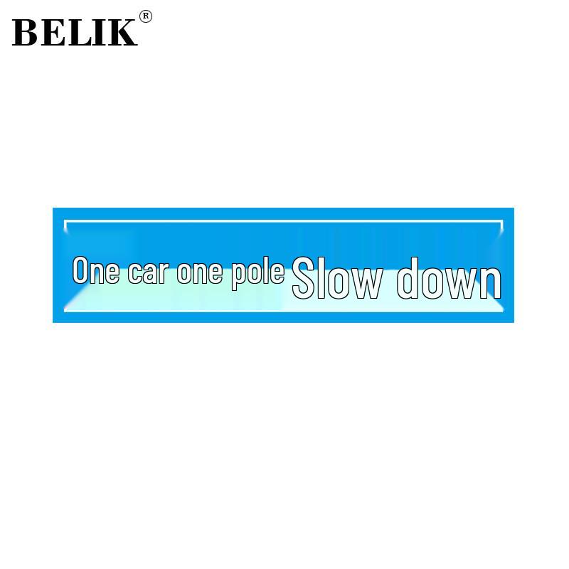 BELIK Reflective Parking Barrier Warning Stickers 60x10cm